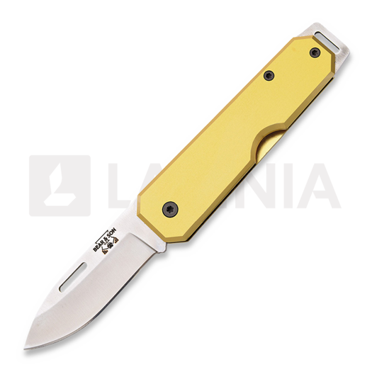 Navaja Bear & Son Large Slip Joint, amarillo