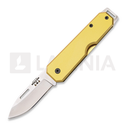 Navaja Bear & Son Large Slip Joint, amarillo
