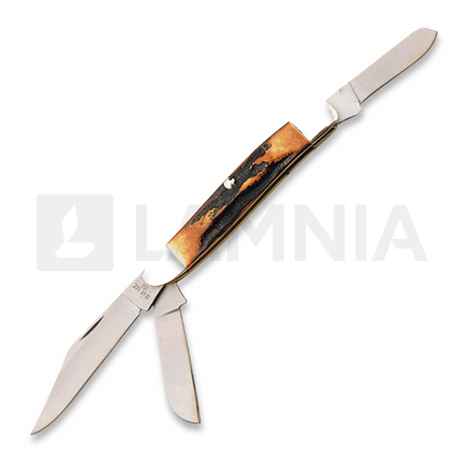 Zavírací nůž Bear & Son Large Stockman Stag Bone