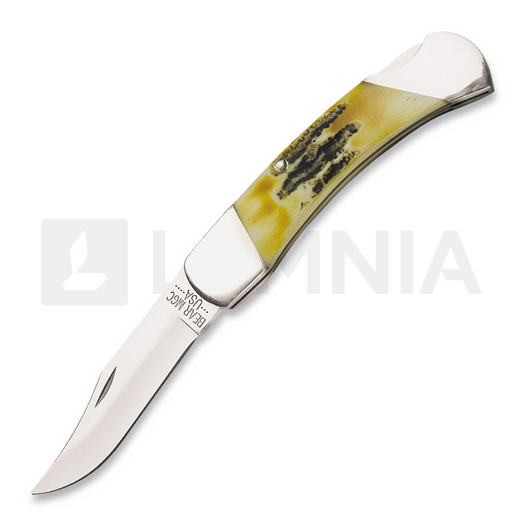 Navalha Bear & Son Lockback India Stag Bone