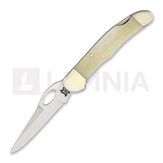 Bear & Son Lockback White Smooth Bone vouwmes