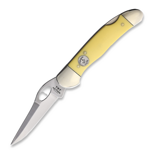 Bear & Son Lockback Yellow Delrin folding knife