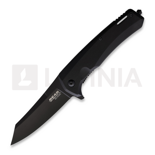 Bear & Son Sideliner Linerlock összecsukható kés, fekete