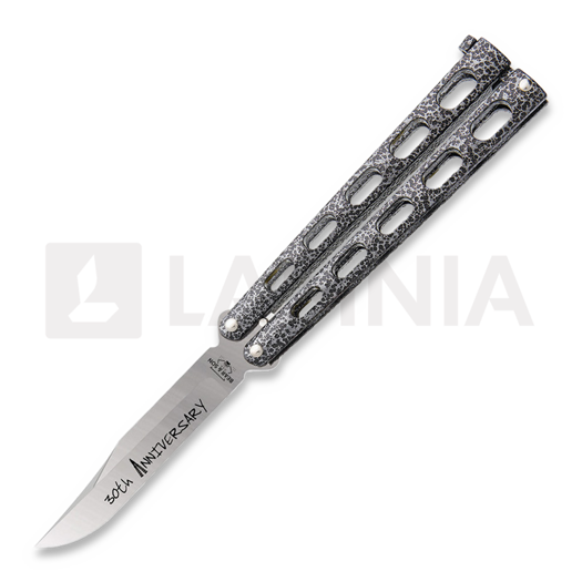 Bear & Son Silver Vein 30th Anniversary butterfly knife