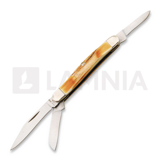 Nóż składany Bear & Son Small Stockman Stag Bone