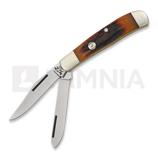 Skladací nôž Bear & Son Small Trapper Stag bone