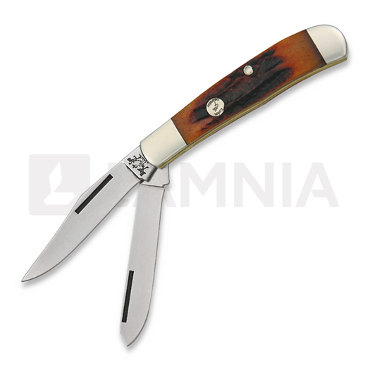 Nóż składany Bear & Son Small Trapper Stag bone