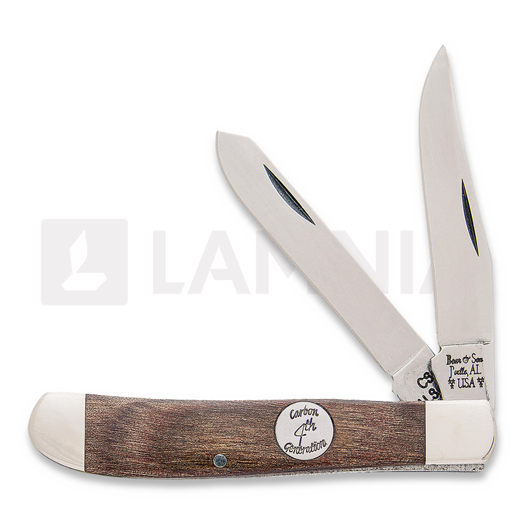 Coltello pieghevole Bear & Son Small Trapper Walnut
