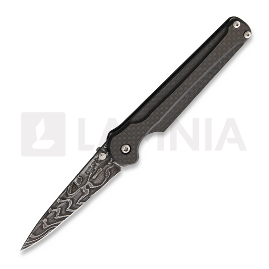 Bear & Son Stiletto Linerlock Damascus kääntöveitsi