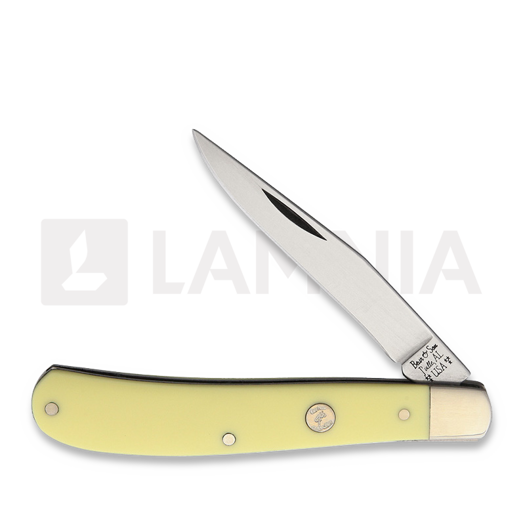 Navalha Bear & Son Trapper Yellow Delrin