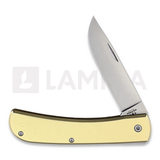Bear & Son Yellow Aluminum Large Folder סכין מתקפלת