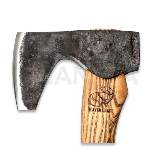 BeaverCraft AX6 &ndash; Compact Long-Bearded Bushcraft Hatchet AX6