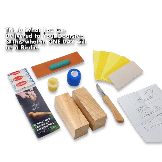 BeaverCraft Comfort Bird Carving Kit DIY01