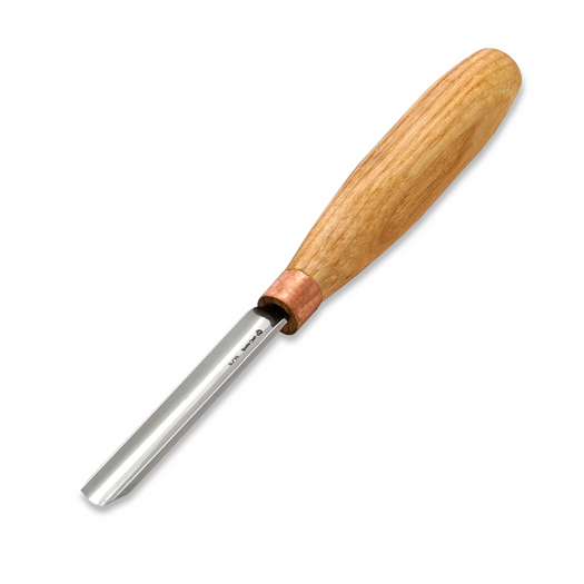 BeaverCraft Compact straight rounded chisel, 10 mm K9-10