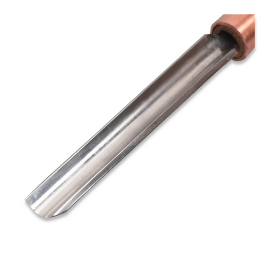 BeaverCraft Compact straight rounded chisel, 10 mm K9-10