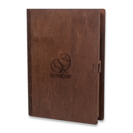 BeaverCraft Geometric Wood Carving Knife Set in gift book-box S05BOOK