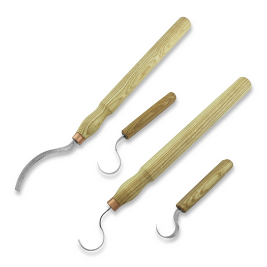 BeaverCraft Hook Knife Set of 4 Tools S11