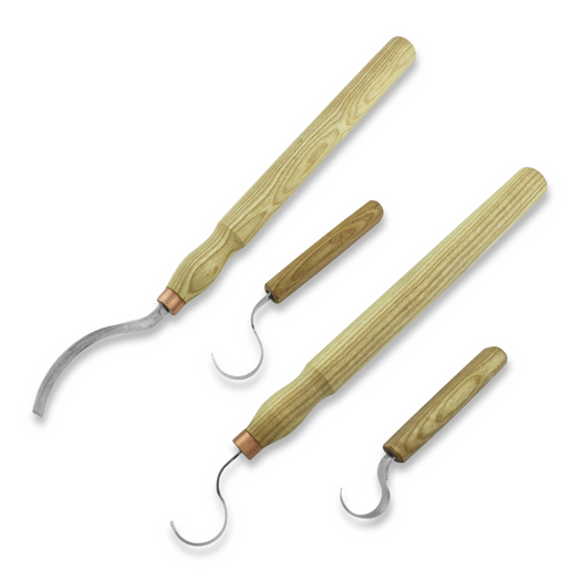 BeaverCraft Hook Knife Set of 4 Tools S11