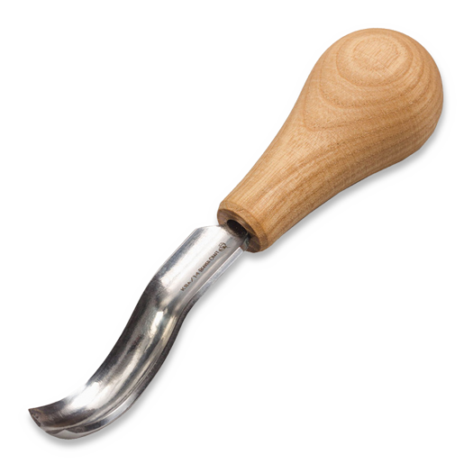 BeaverCraft Palm-size short bent gouge Sweep no 8 (14mm) P8A-14