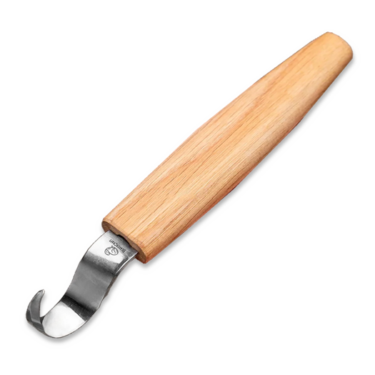 BeaverCraft Spoon Carving Hook Knife 25 mm, tammi SK1OAK