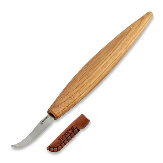 BeaverCraft Spoon Carving Knife Open Curve with Leather Sheath SK4S