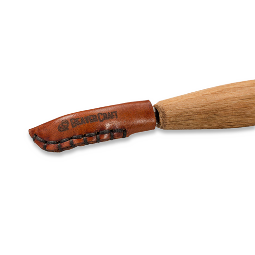 BeaverCraft Spoon Carving Knife Open Curve with Leather Sheath SK4S
