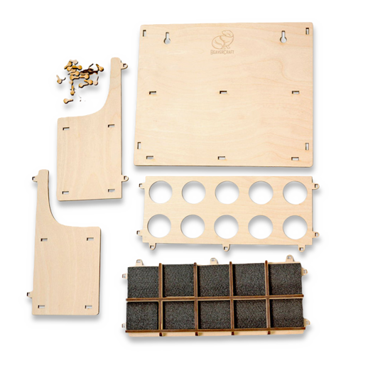 BeaverCraft Tools Holder 10 sections TH10