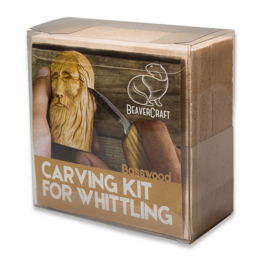 BeaverCraft Wood Carving Blocks set 5pcs Basswood BW1