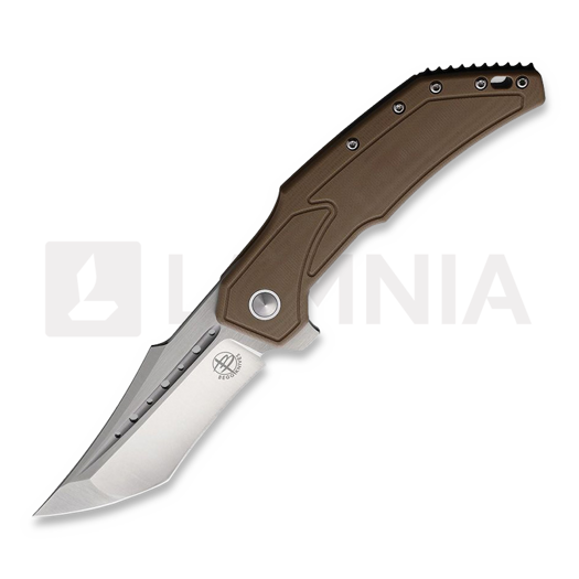 Nóż składany Begg Knives Astio Framelock Tan