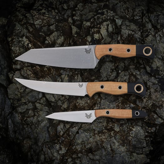 Kitchen knife set Benchmade 3 Piece Kitchen Knife Set Maple Valley Richlite 4005-02
