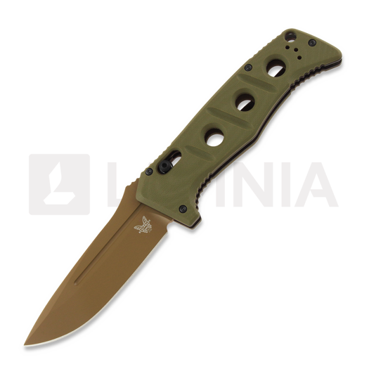 Nóż składany Benchmade Auto Adamas CruWear Flat Earth, oliwkowa 2750FE-2