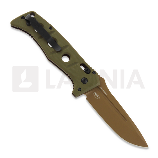 Saliekams nazis Benchmade Auto Adamas CruWear Flat Earth, zaļ&scaron; 2750FE-2
