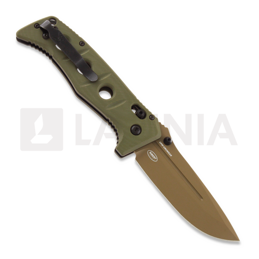 Benchmade Adamas CruWear Flat Earth Cerakote k&auml;&auml;nt&ouml;veitsi, oliivinvihre&auml; 275FE-04