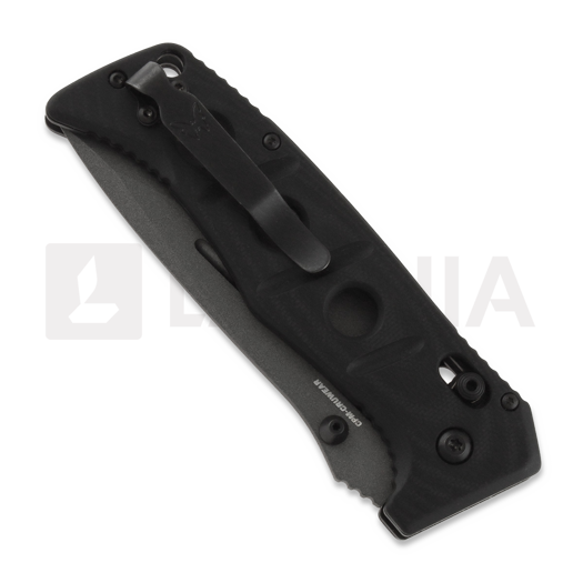 Benchmade Adamas CruWear Grey Cerakote k&auml;&auml;nt&ouml;veitsi, musta 275GY-03