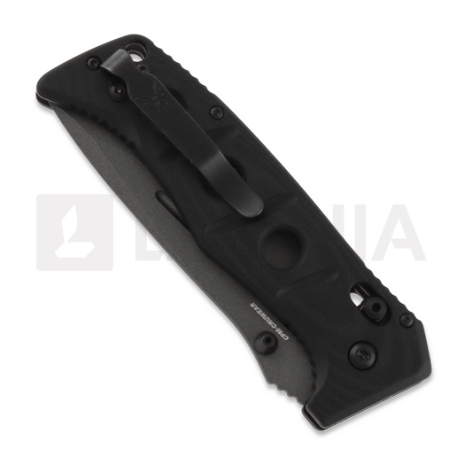 Benchmade Adamas Grey Cerakote folding knife, black 275GY-03
