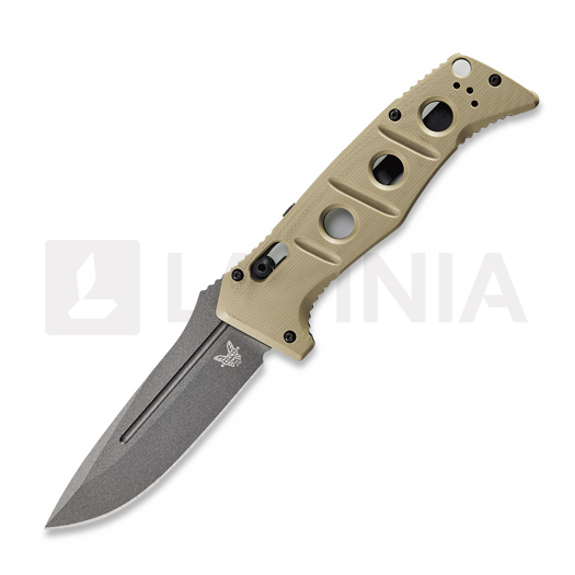 มีดพับ Benchmade Auto Adamas CruWear Grey Cerakote, tan G10 2750GY-3