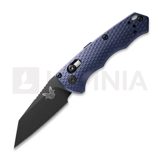 Складной нож Benchmade Auto Full Immunity, crater blue aluminum 2900BK