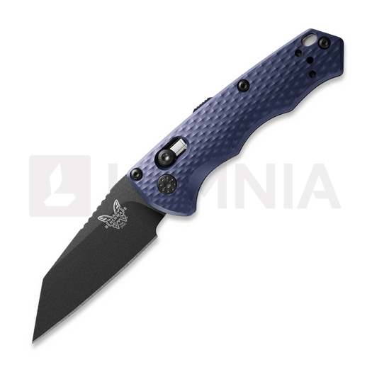 Benchmade Auto Full Immunity fällkniv, crater blue aluminum 2900BK