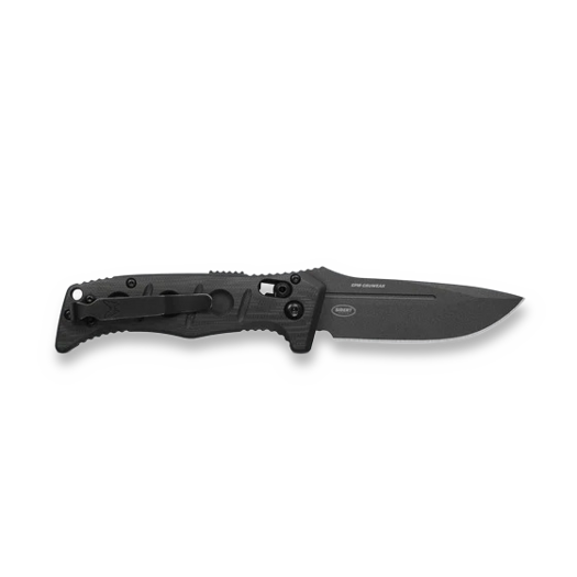 Benchmade Auto Mini Adamas CruWear Cobalt Grey foldekniv, sort 2730GY-1