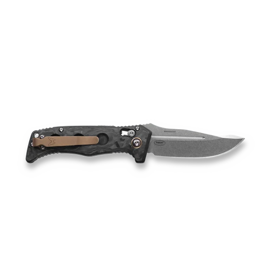 Benchmade Auto Mini Adamas MagnaCut Carbon Fiber sulankstomas peilis 2730-03