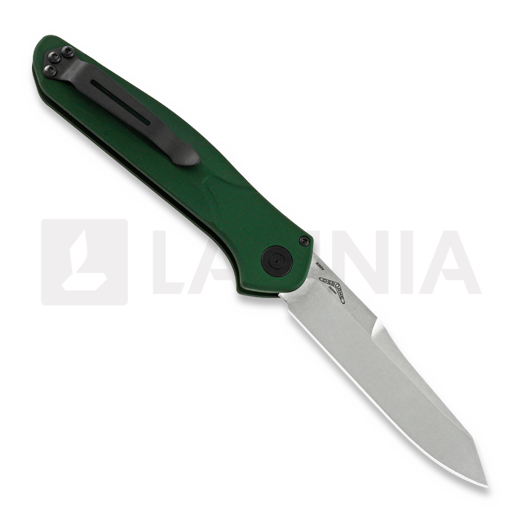 Coltello pieghevole Benchmade Auto Osborne, satin, green aluminum 9400