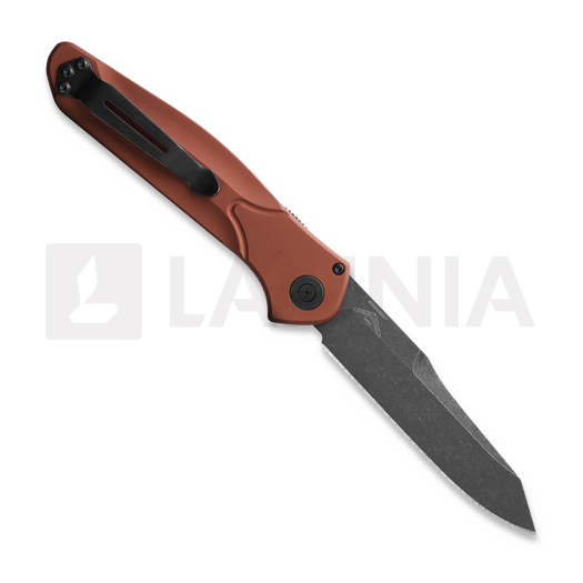 Coltello pieghevole Benchmade Auto Osborne MagnaCut Battlewash DLC, burnt copper aluminum 9400BK-03