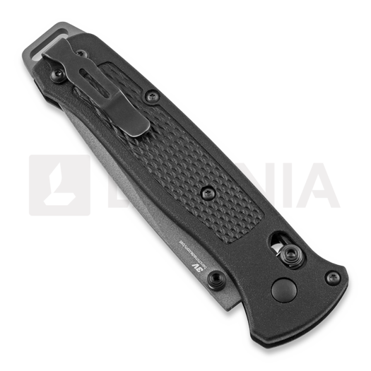 Coltello pieghevole Benchmade Bailout CPM-3V Tungsten Grey Cerakote, black grivory 537GY