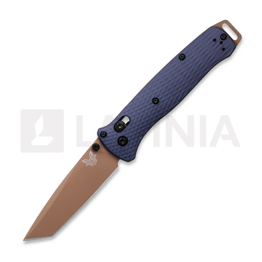 Benchmade Bailout CPM M4 Flat Earth Cerakote vouwmes, crater blue aluminum 537FE-02