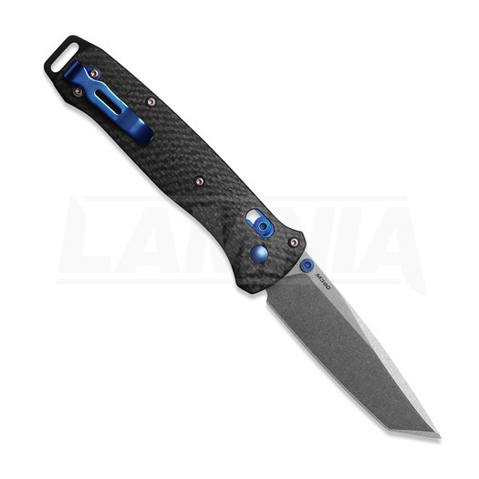 Couteau pliant Benchmade Bailout M390 Satin, Carbon Fiber 537-09