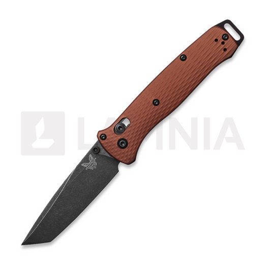 Benchmade Bailout MagnaCut Battlewash DLC 折り畳みナイフ, burnt copper aluminum 537BK-07