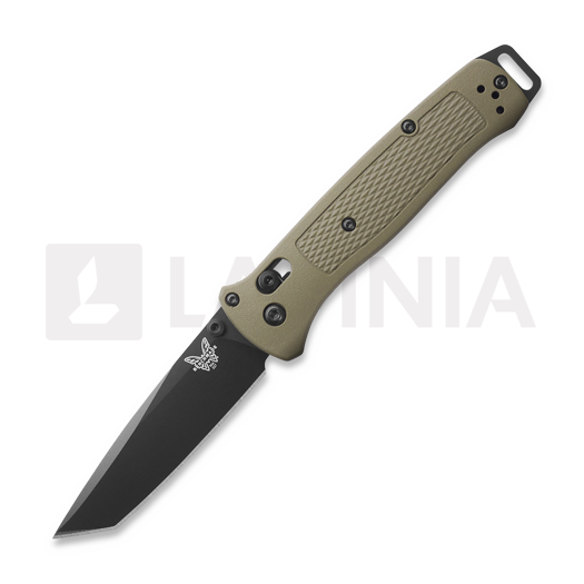 Navalha Benchmade Bailout S30V Black Cerakote, ranger green grivory 537BK-06