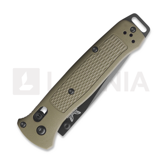 Couteau pliant Benchmade Bailout S30V Black Cerakote, ranger green grivory 537BK-06