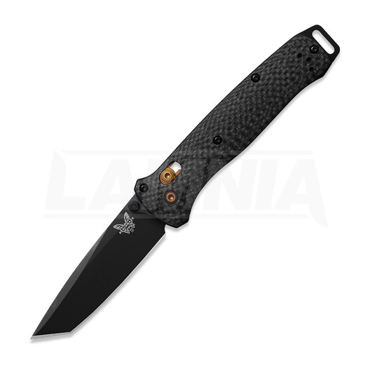 Benchmade Bailout S90V Black Cerakote fällkniv, Carbon Fiber 537BK-10