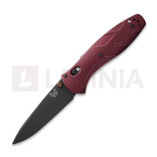 Skladací nôž Benchmade Barrage S30V Black Cerakote, Redstone Richlite 581BK-04